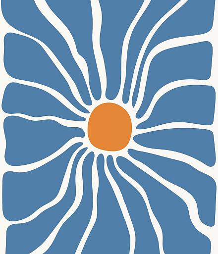 Abstracte bloemenposter #11