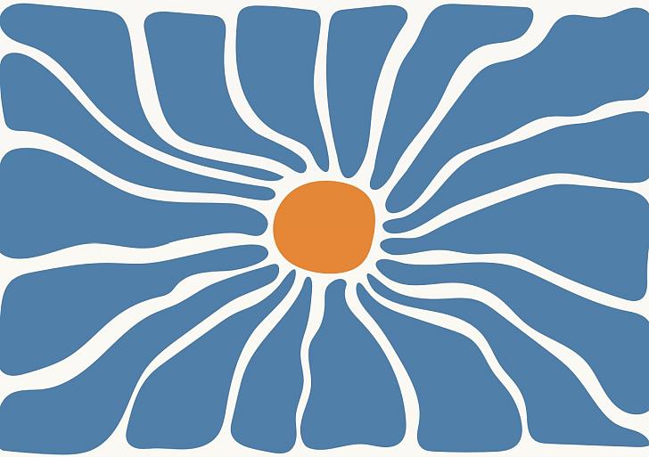 Abstracte bloemenposter #11
