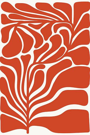 Abstracte bloemenposter #12