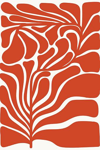 Abstracte bloemenposter #12