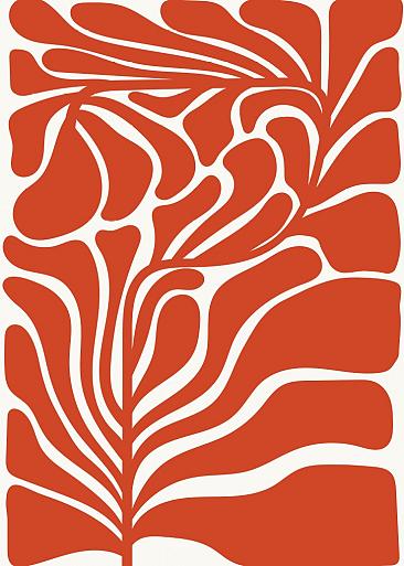 Abstracte bloemenposter #12