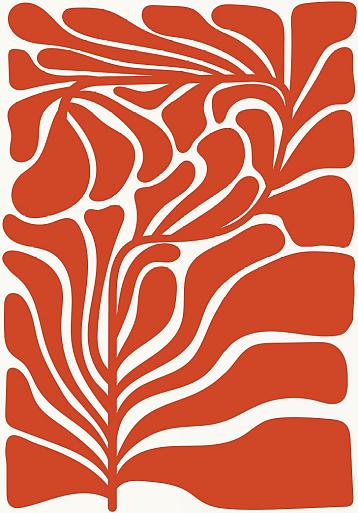 Abstracte bloemenposter #12