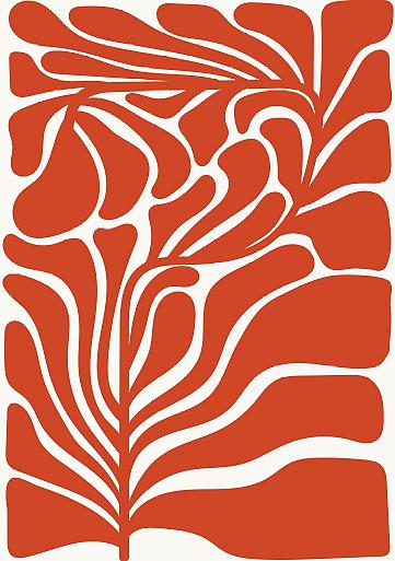 Abstracte bloemenposter #12