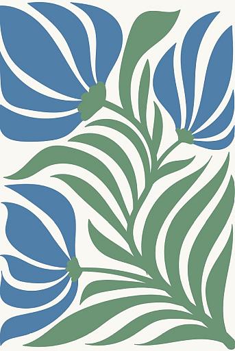 Abstracte bloemenposter #13