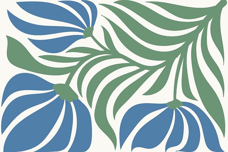 Abstracte bloemenposter #13