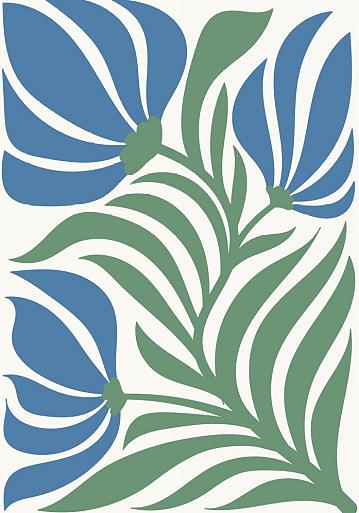 Abstracte bloemenposter #13