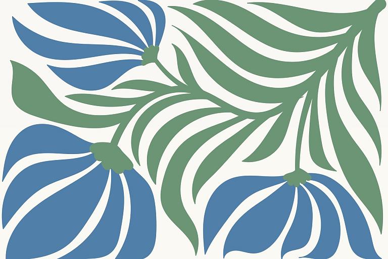 Abstracte bloemenposter #13