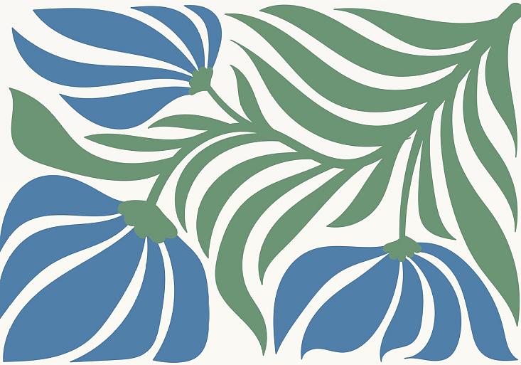 Abstracte bloemenposter #13