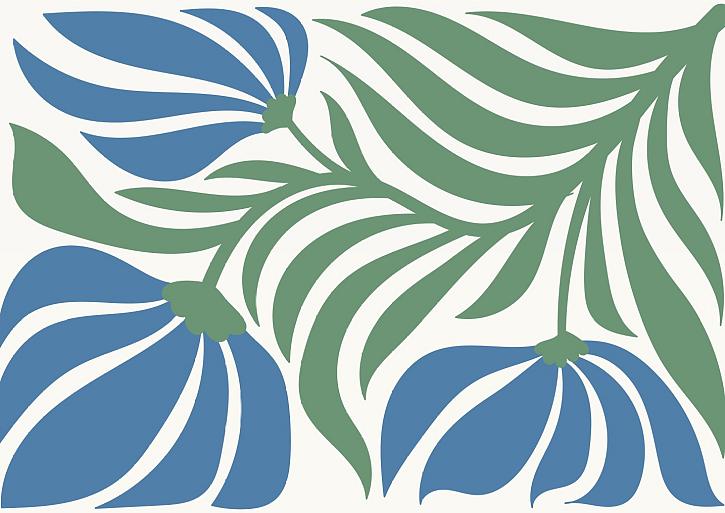 Abstracte bloemenposter #13