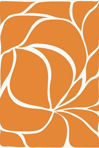 Abstracte bloemenposter #14