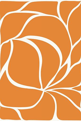 Abstracte bloemenposter #14
