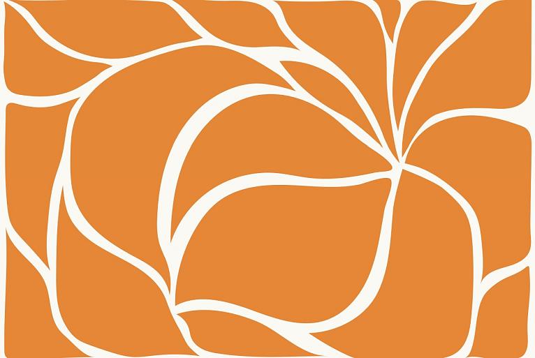 Abstracte bloemenposter #14