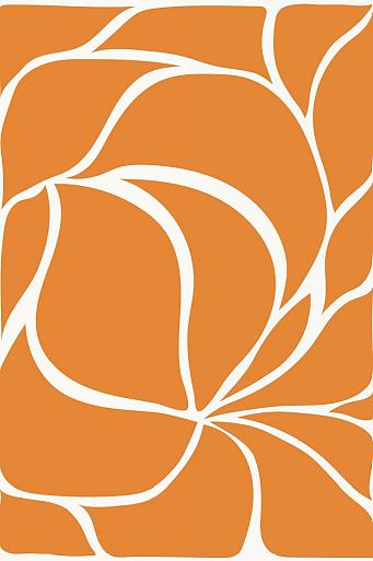 Abstracte bloemenposter #14