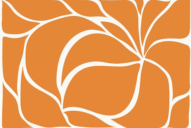 Abstracte bloemenposter #14