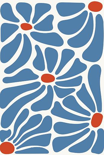 Abstracte bloemenposter #15