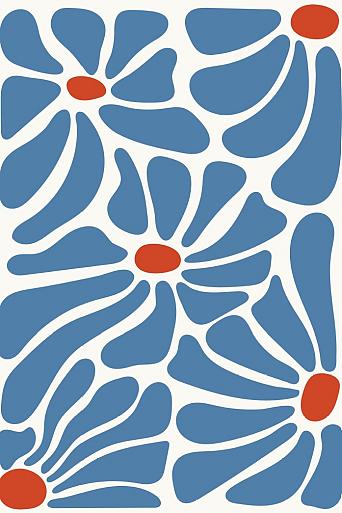 Abstracte bloemenposter #15