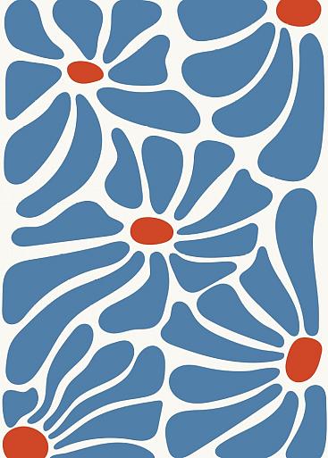 Abstracte bloemenposter #15