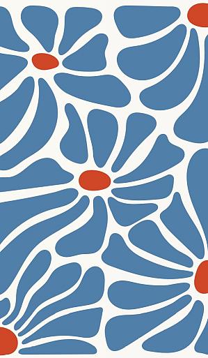 Abstracte bloemenposter #15
