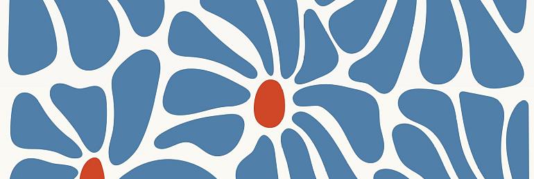 Abstracte bloemenposter #15