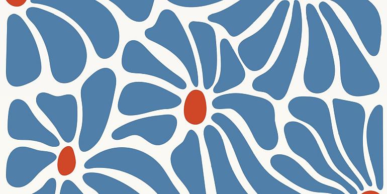 Abstracte bloemenposter #15