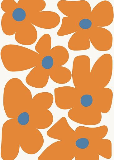 Abstracte bloemenposter #19