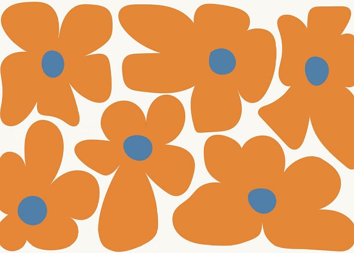 Abstracte bloemenposter #19