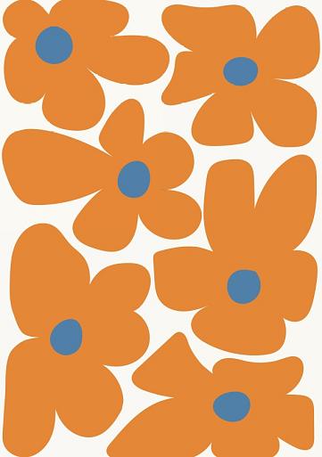 Abstracte bloemenposter #19