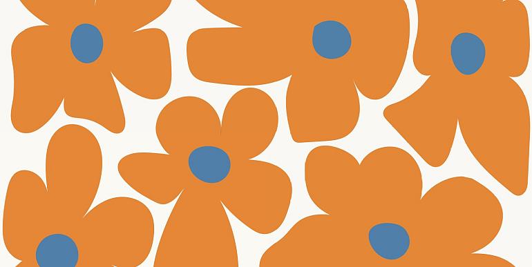 Abstracte bloemenposter #19