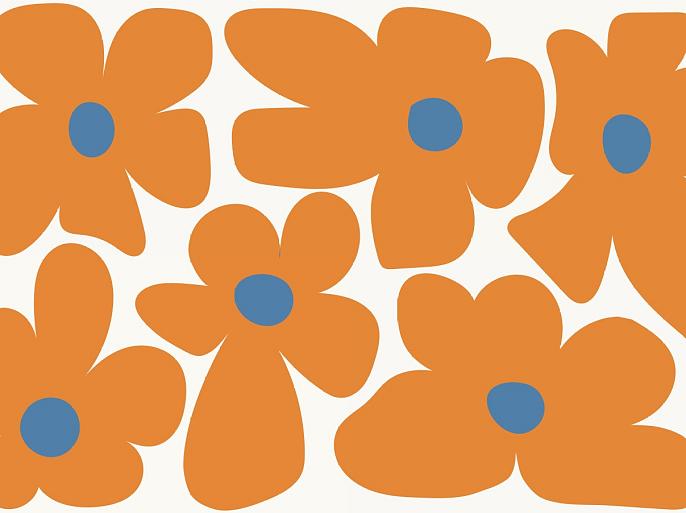 Abstracte bloemenposter #19