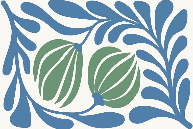Abstracte bloemenposter #20