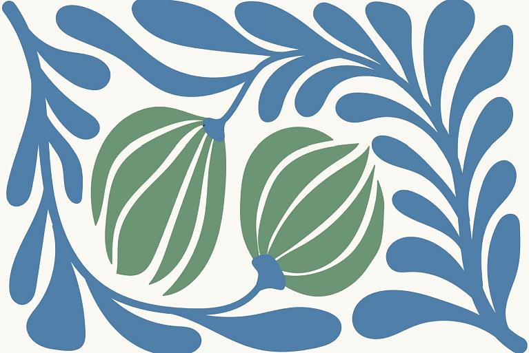 Abstracte bloemenposter #20