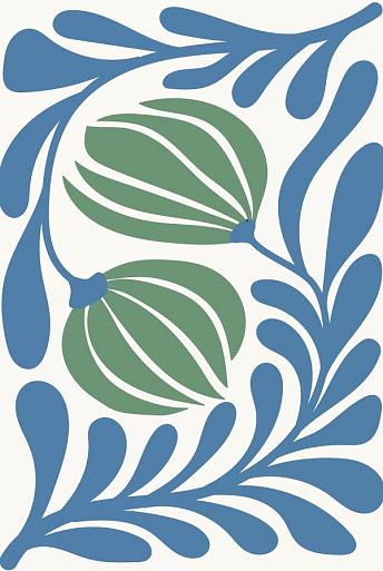 Abstracte bloemenposter #20