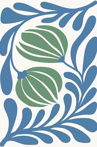 Abstracte bloemenposter #20