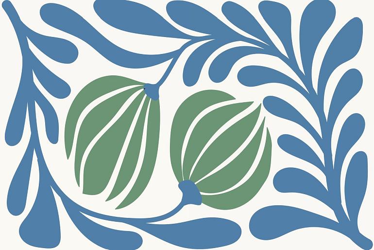 Abstracte bloemenposter #20