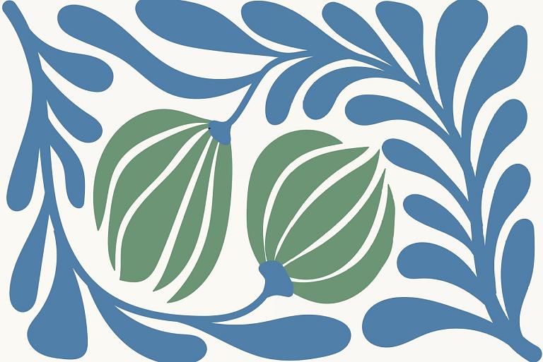 Abstracte bloemenposter #20