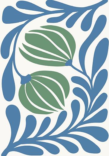 Abstracte bloemenposter #20