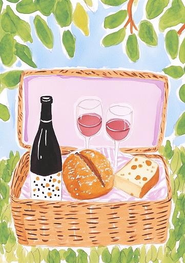 Picknickmand voor borrel