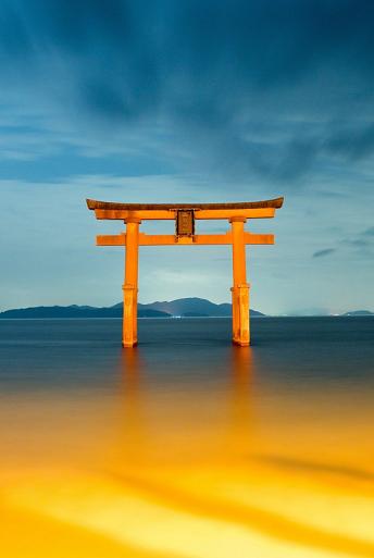 Shirahige Jinja, in Takashima, Shiga, Japan