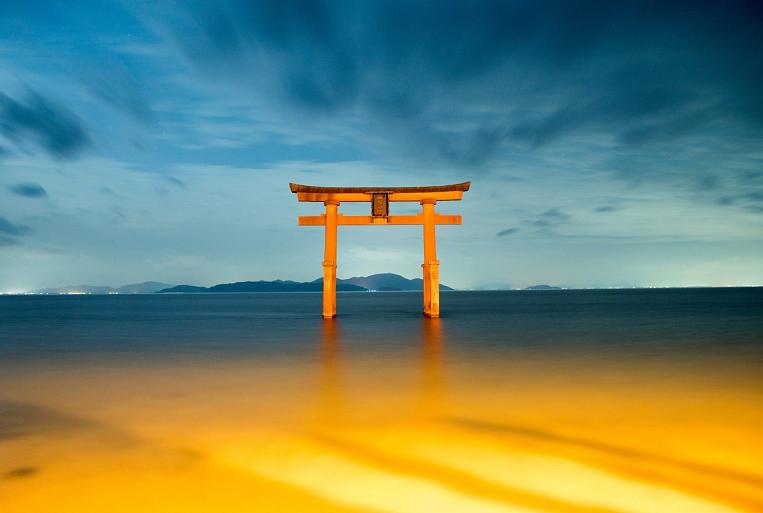 Shirahige Jinja, in Takashima, Shiga, Japan