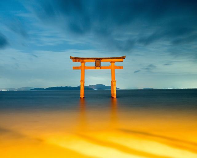 Shirahige Jinja, in Takashima, Shiga, Japan