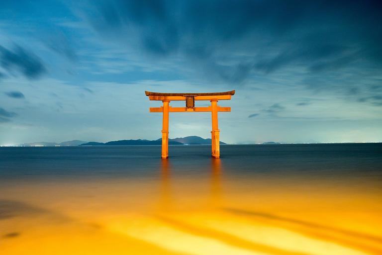 Shirahige Jinja, in Takashima, Shiga, Japan