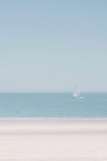 Zeilboot op zee