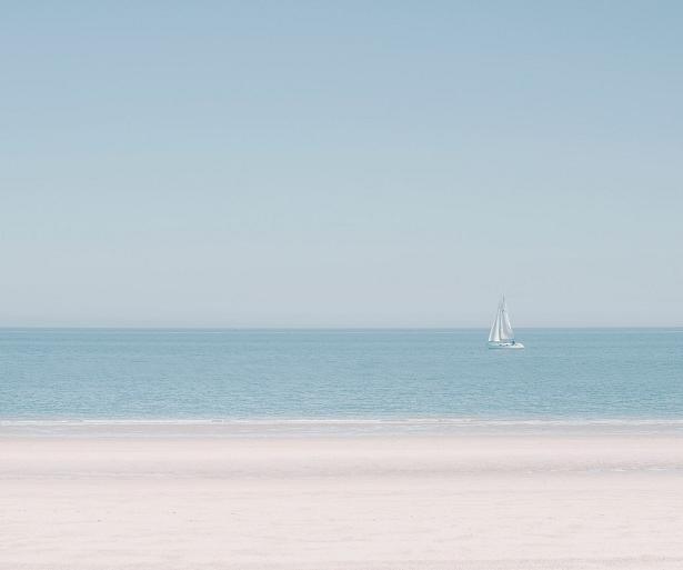 Zeilboot op zee