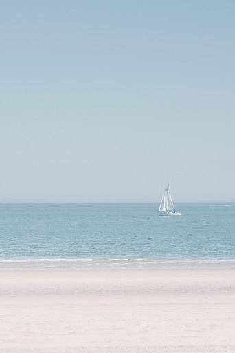 Zeilboot op zee