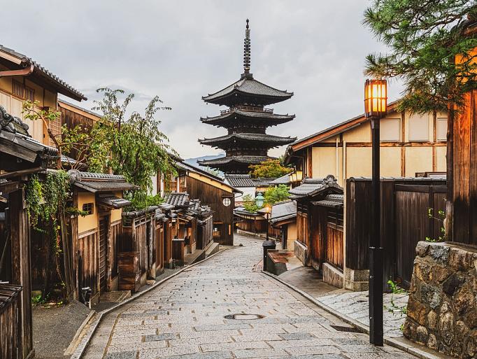 Wijk Higashiyama in Kyoto, Japan
