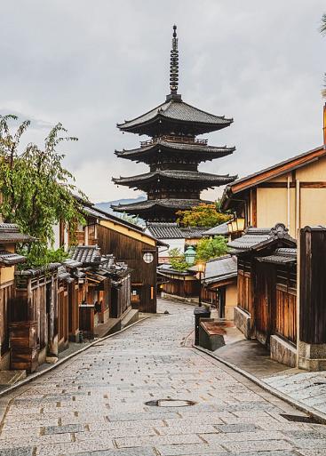 Wijk Higashiyama in Kyoto, Japan