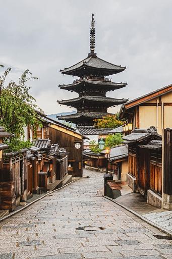 Wijk Higashiyama in Kyoto, Japan