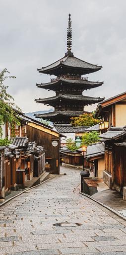 Wijk Higashiyama in Kyoto, Japan