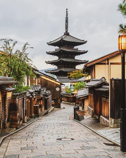 Wijk Higashiyama in Kyoto, Japan