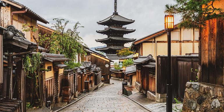 Wijk Higashiyama in Kyoto, Japan
